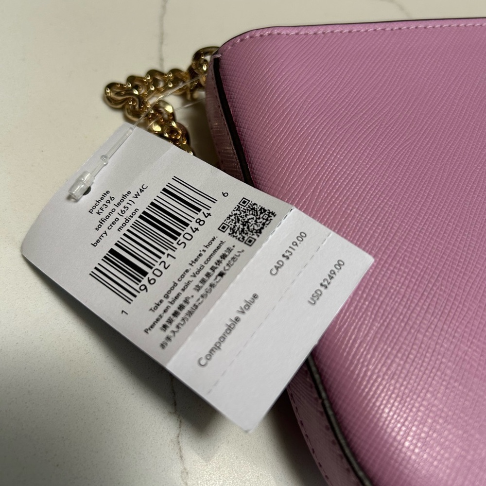 Kate Spade Pink Lavender Pochette Bag - Picture 6 of 7